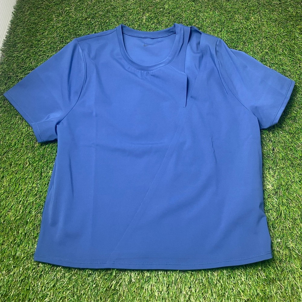 NIKE CUSTOM ATHLETE TENNIS TOURNAMENTS WOMEN’S TOP DN1693-410 NAVY RARE 1 Of 1